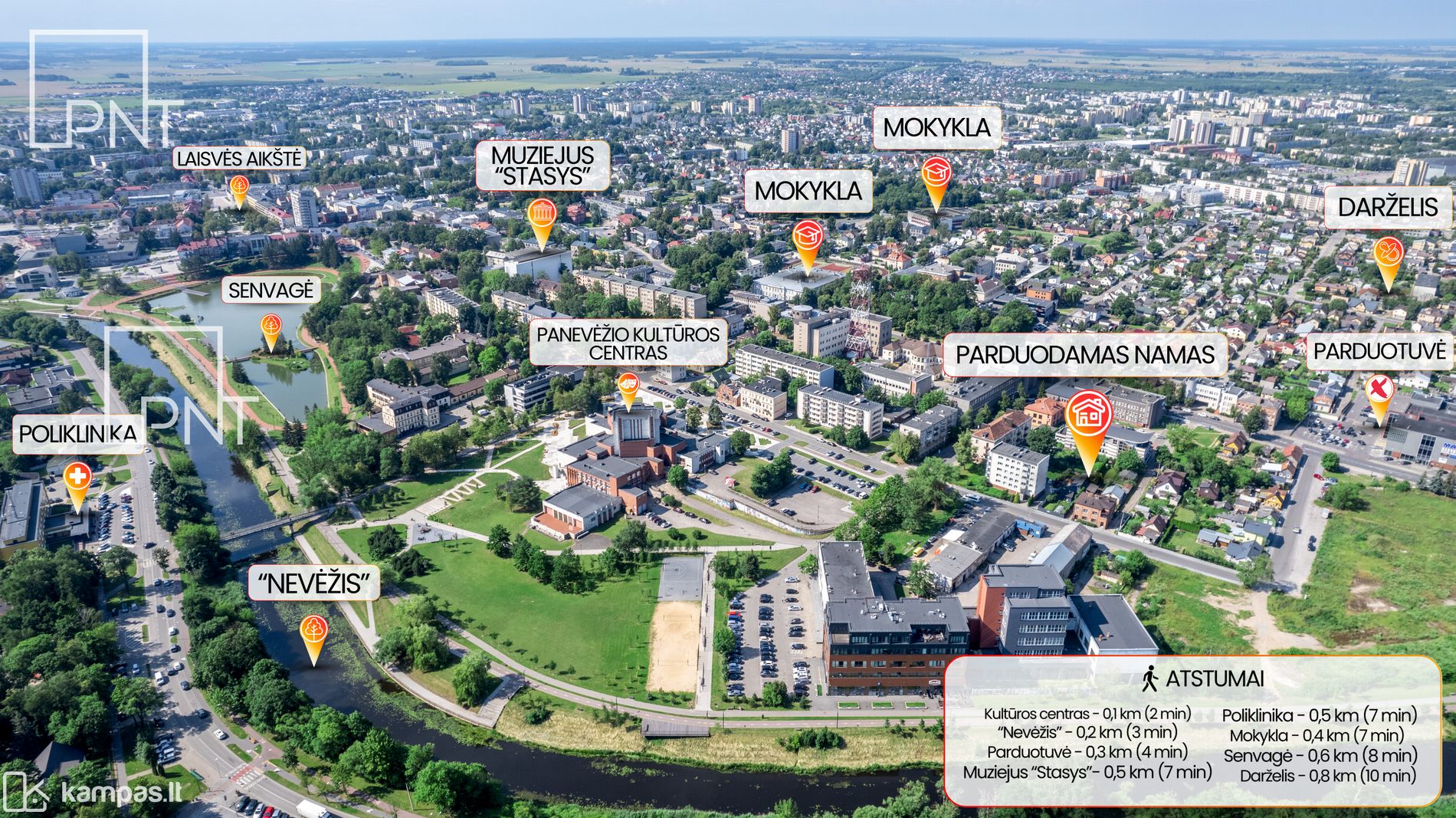Main Image Panevėžys, Centras, Kranto g.