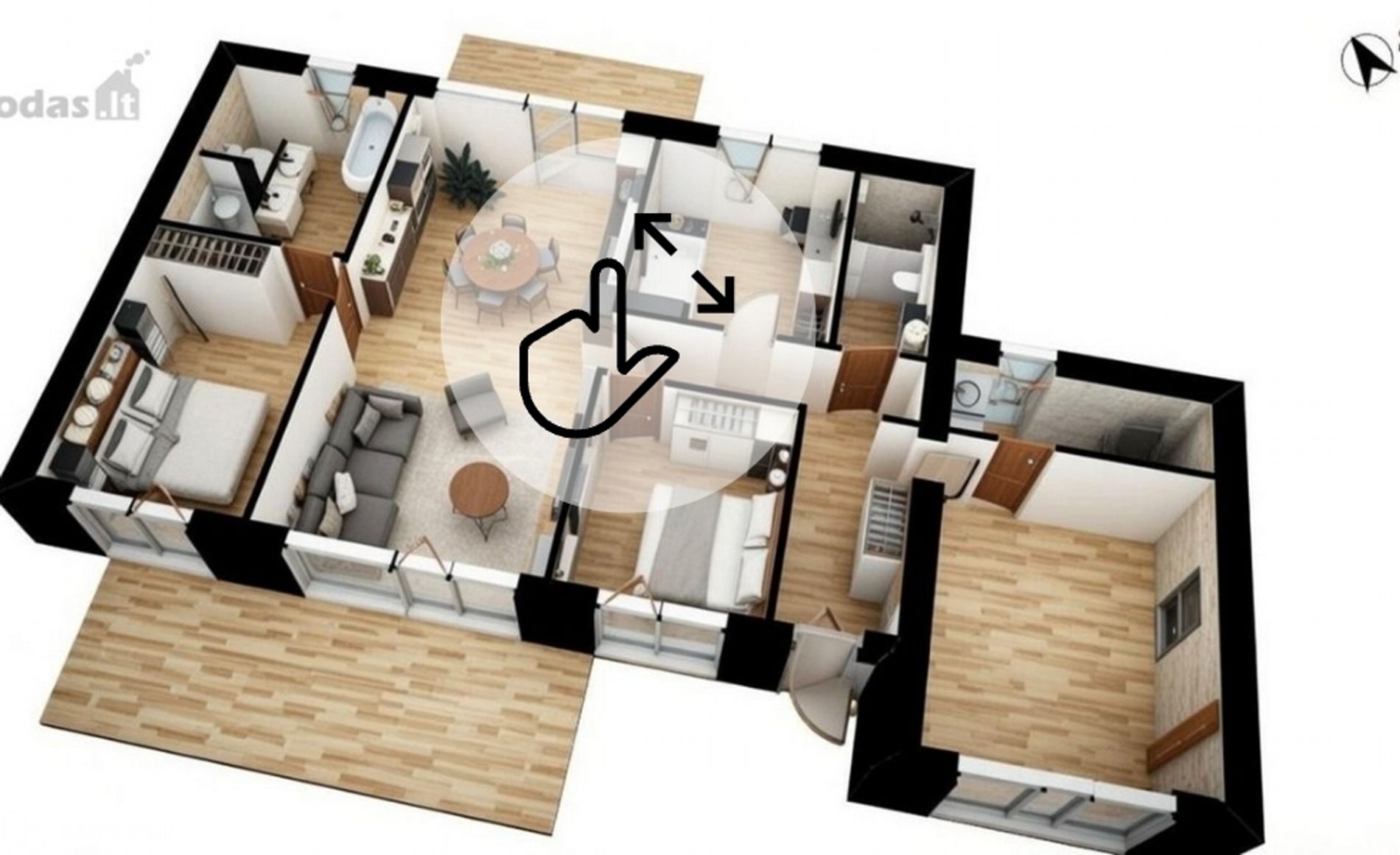 Main Image Vilniaus r. sav., Bendoriai, Panoramos g.