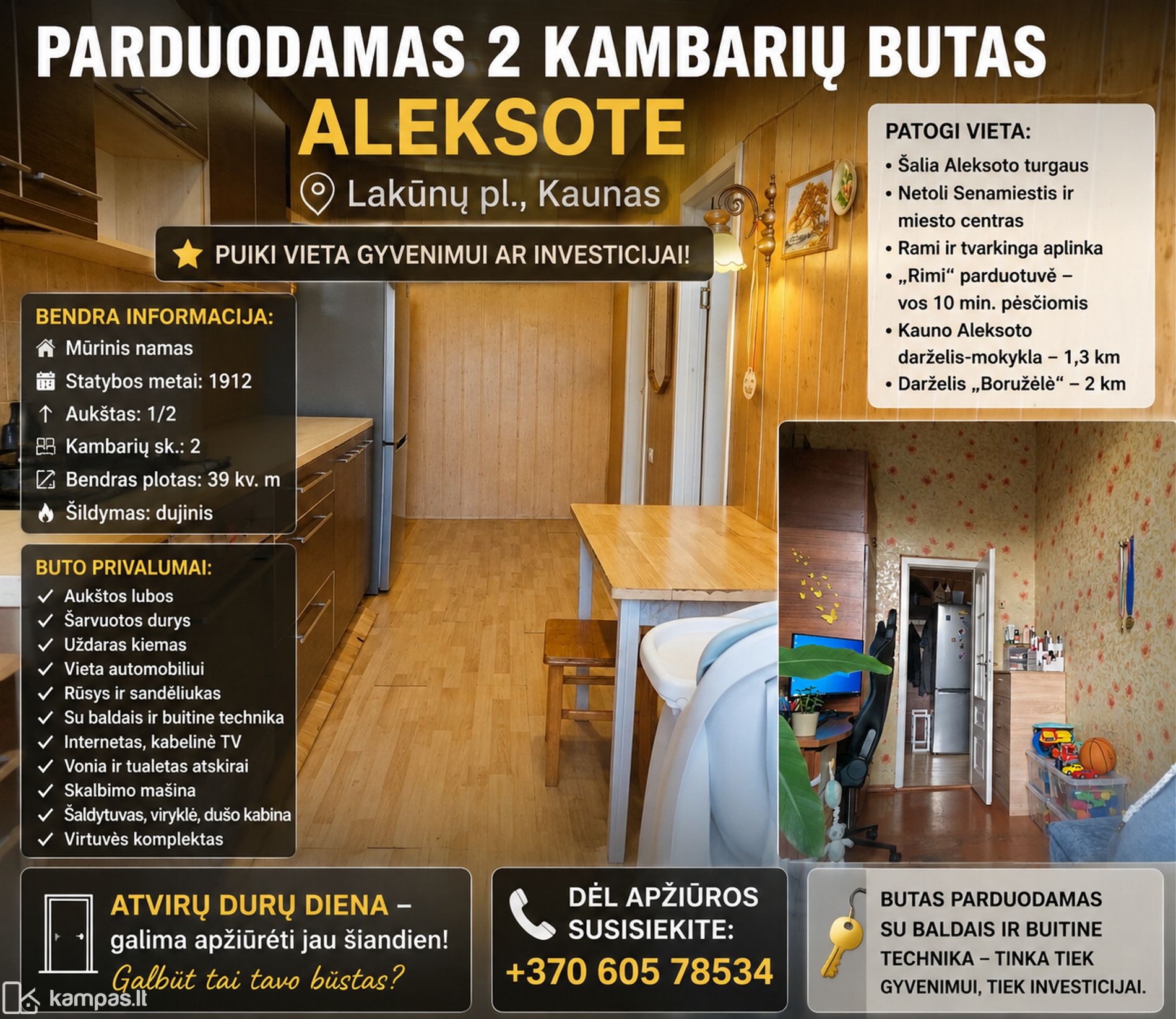 Main Image Kaunas, Aleksotas, Lakūnų pl.
